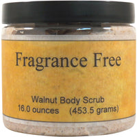 Fragrance Free Walnut Body Scrub