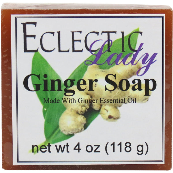 Ginger Essential Oil Handmade Glycerin Soap