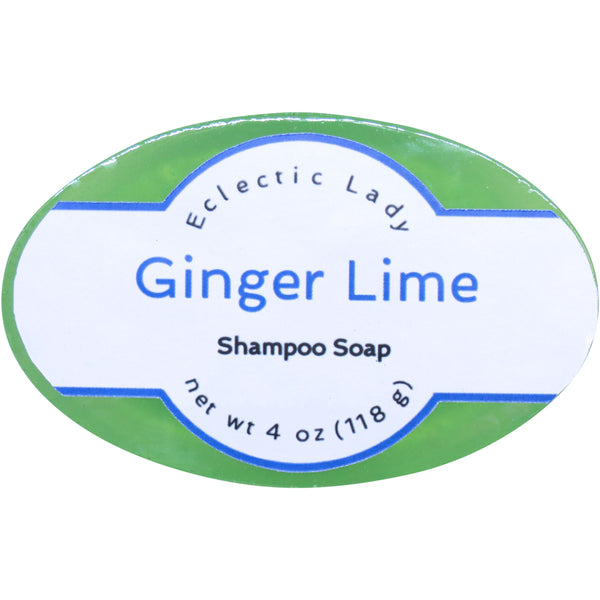 Ginger Lime Handmade Shampoo Soap