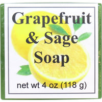 Grapefruit And Sage Handmade Glycerin Soap