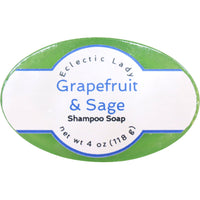 Grapefruit And Sage Handmade Shampoo Soap