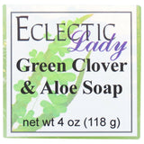 Green Clover And Aloe Handmade Glycerin Soap