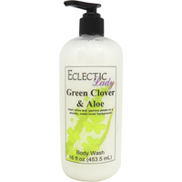 green clover and aloe body wash