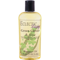 Green Clover And Aloe Massage Oil
