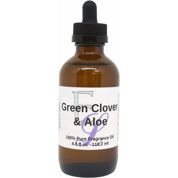 Green Clover And Aloe Fragrance Oil 4 Oz