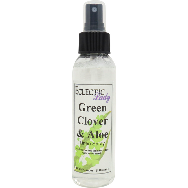 Green Clover And Aloe Linen Spray
