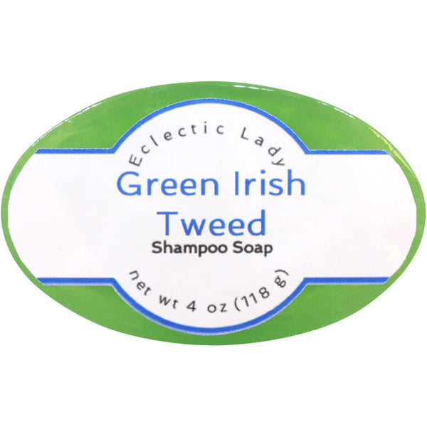 Green Irish Tweed Handmade Shampoo Soap