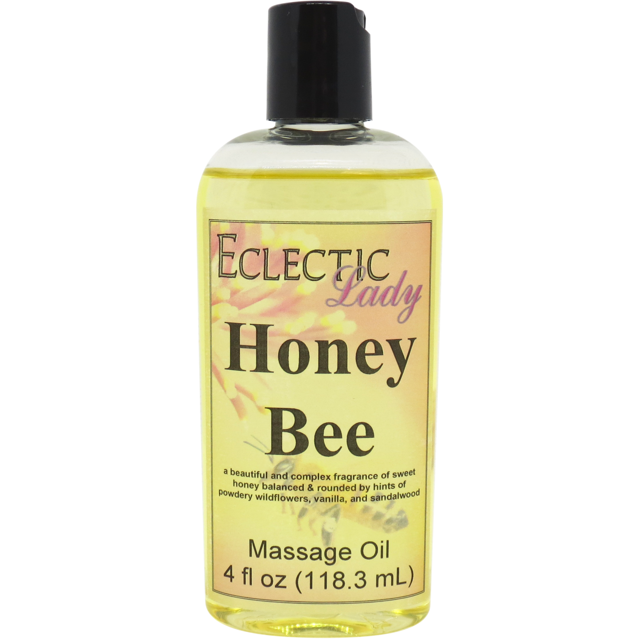 Honey Bee Massage Oil, Perfect for Aromatherapy and Relaxation