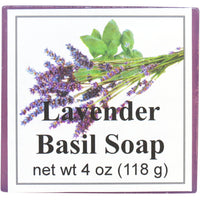 Lavender Basil Handmade Glycerin Soap