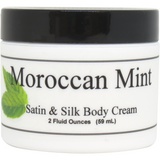 Moroccan Mint Satin And Silk Cream