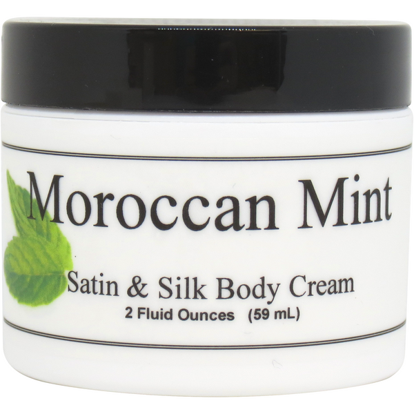 Moroccan Mint Satin And Silk Cream