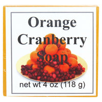 Orange Cranberry Handmade Glycerin Soap
