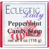 Peppermint Candy Handmade Glycerin Soap