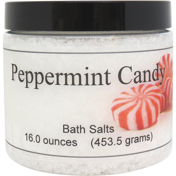 Peppermint Candy Bath Salts