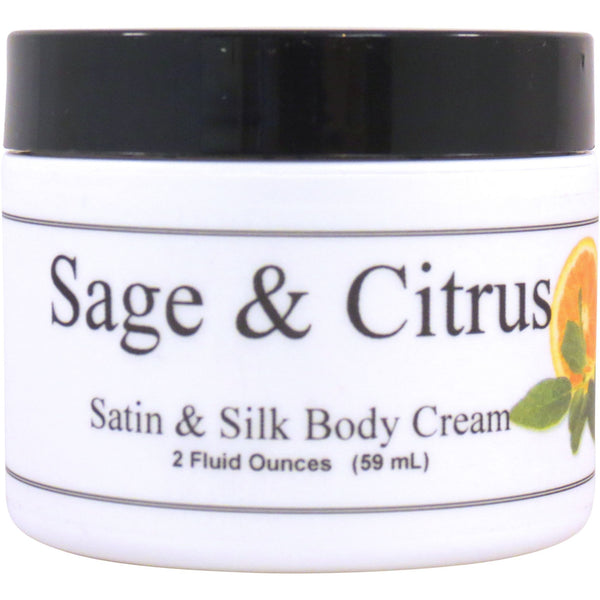 Sage And Citrus Satin And Silk Cream