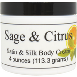 Sage And Citrus Satin And Silk Cream