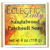 Sandalwood Patchouli Handmade Glycerin Soap
