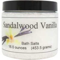 Sandalwood Vanilla Bath Salts