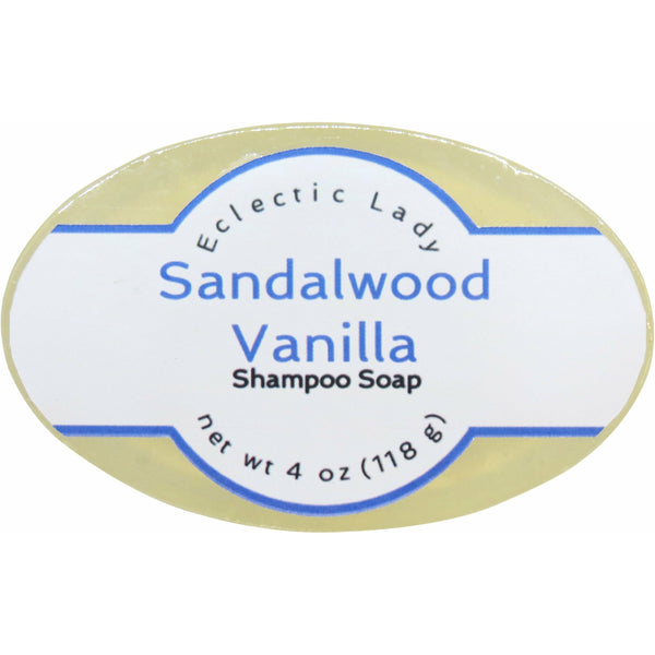 Sandalwood Vanilla Handmade Shampoo Soap