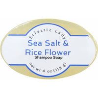 Sea Salt And Rice Flower Handmade Shampoo Soap