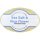 Sea Salt And Rice Flower Handmade Shampoo Soap