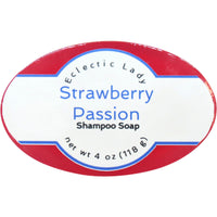 Strawberry Passion Handmade Shampoo Soap