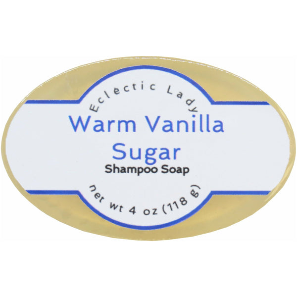 Warm Vanilla Sugar Handmade Shampoo Soap