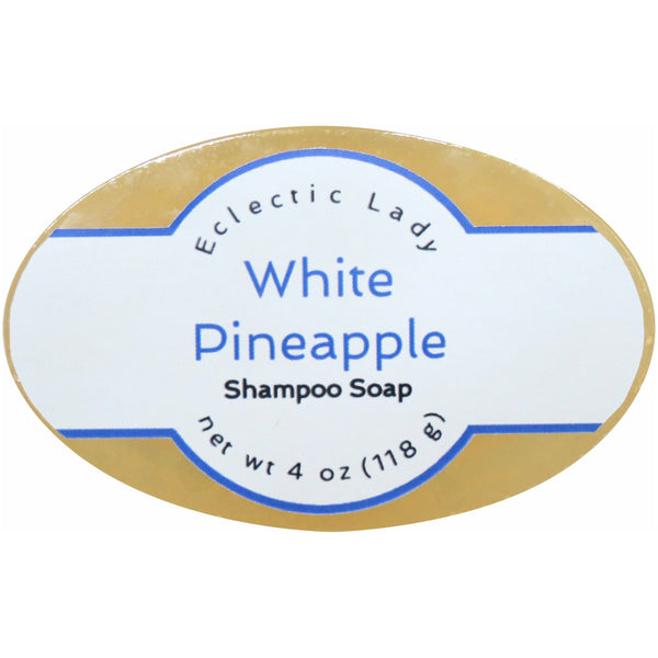 White Pineapple Handmade Shampoo Soap